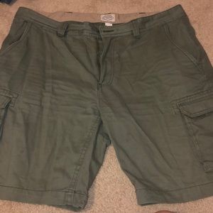 army green cargo shorts